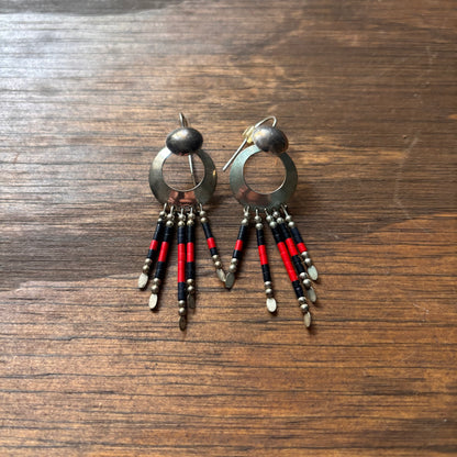 Beaded Dreamcatcher Earrings
