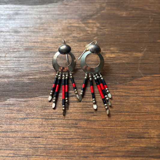 Beaded Dreamcatcher Earrings