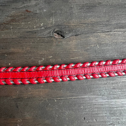 Red Leather Belt