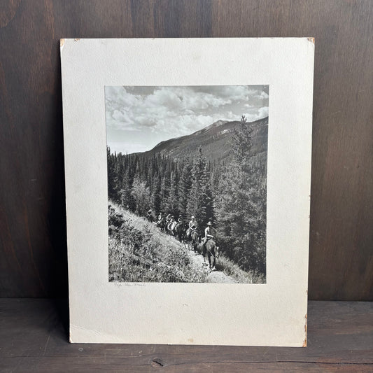 Vintage Trail Ride Art Print
