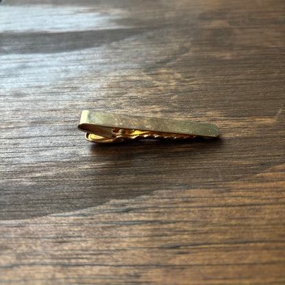 Plain Gold Tone Tie Clip