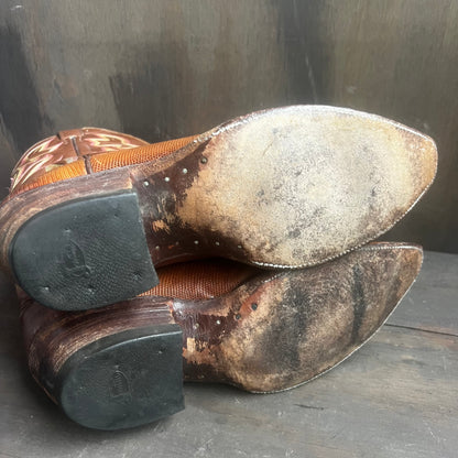 Justin Leather and Reptile Boots