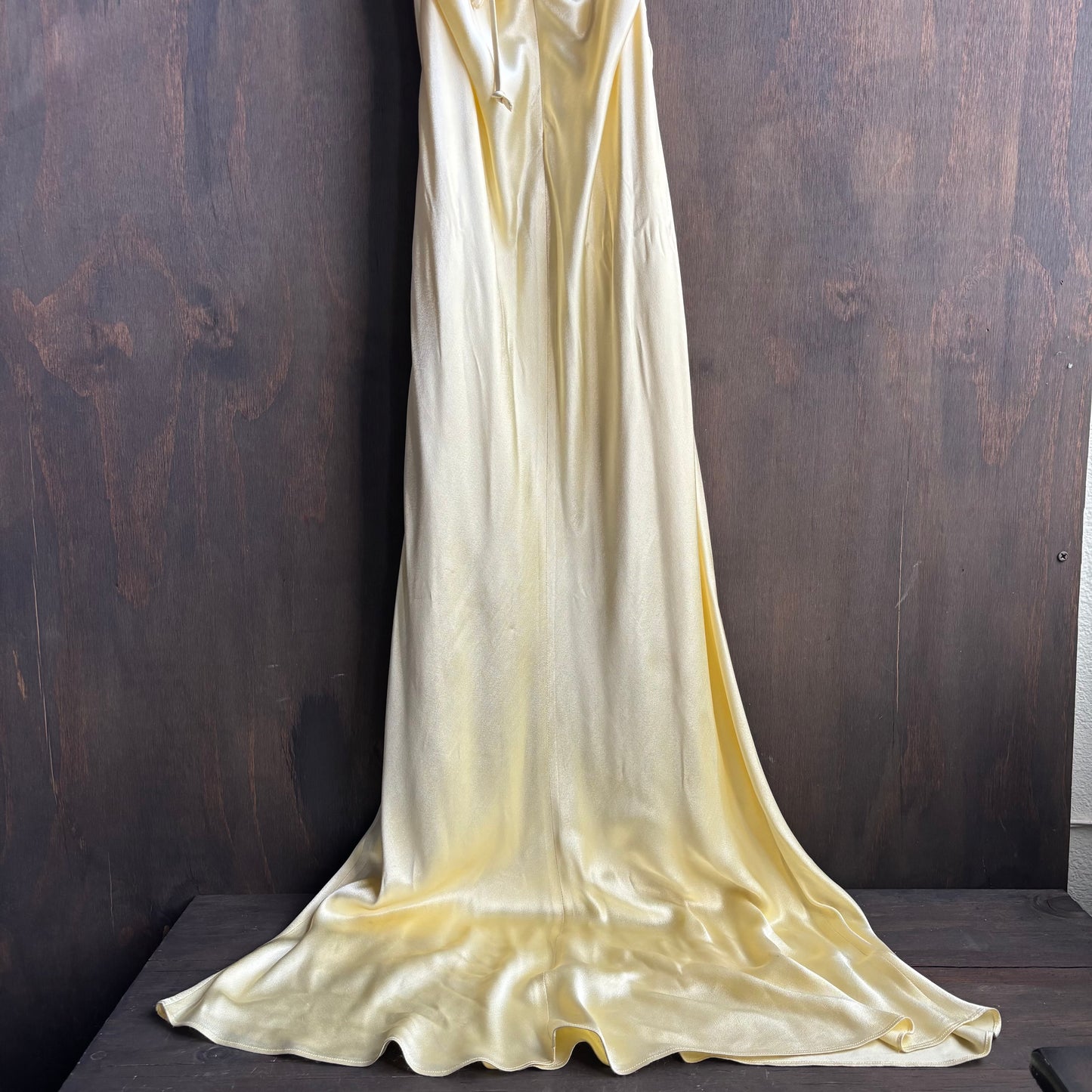 Shonajoy Yellow Spaghetti Strap Dress