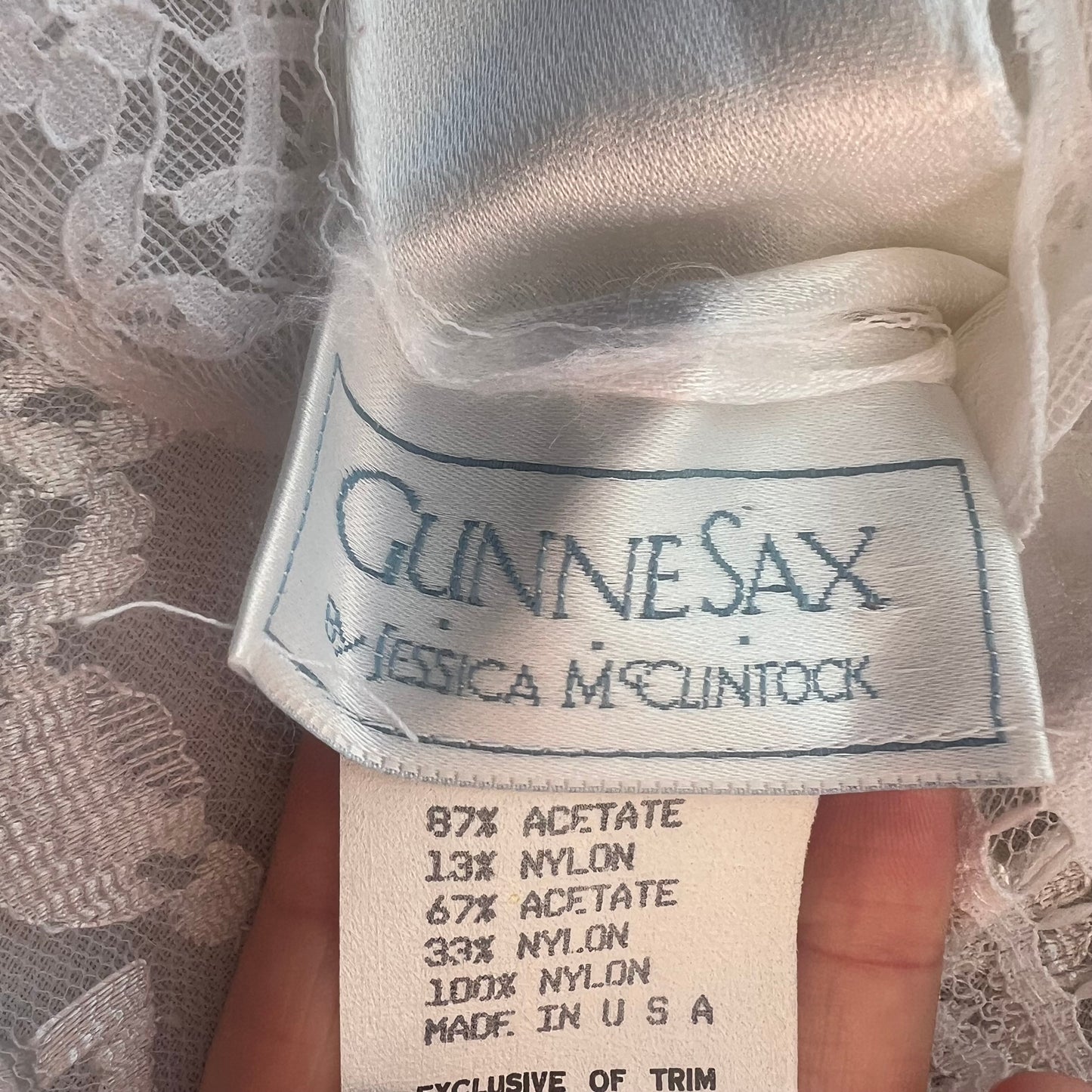 Vintage Gunne Sax Lacey Top