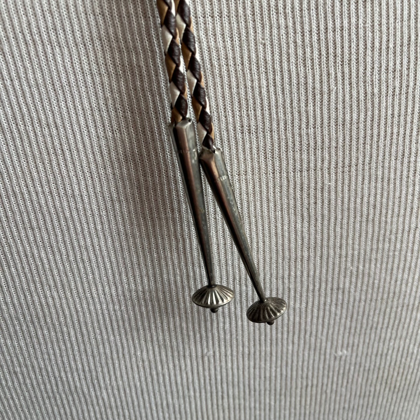 1935 Walking Liberty Coin Bolo on Multi-Tone Tie