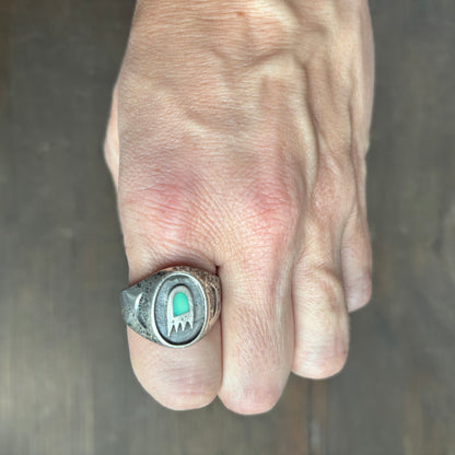 Silver Bear Paw Ring