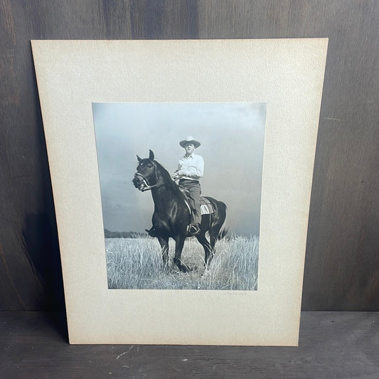 Vintage Cowboy Art Print