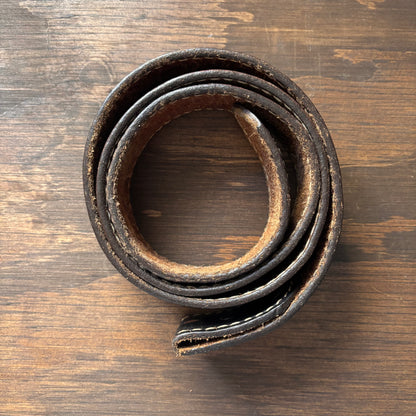 Vintage Tooled Leather John Belt