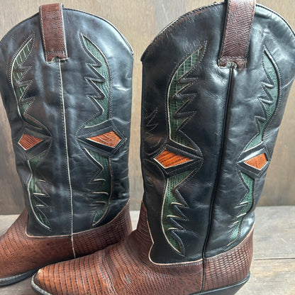 Hunt Club Reptile Foot Boots with Cutouts