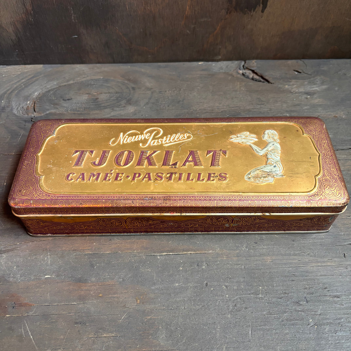 Vintage Gold Chocolate Box