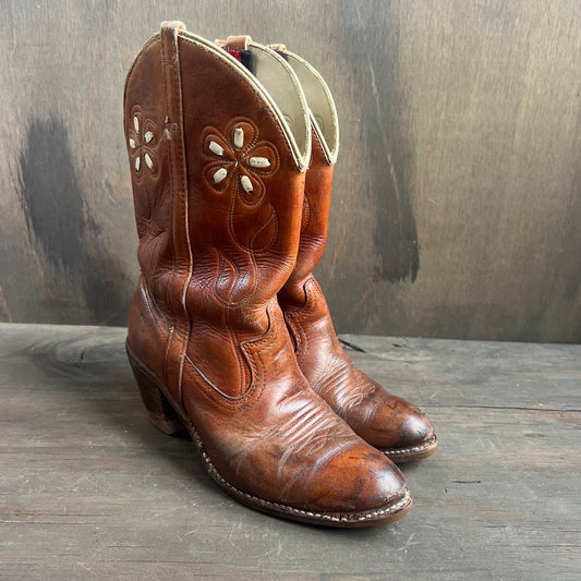 Dingo Flower Cowgirl Boots