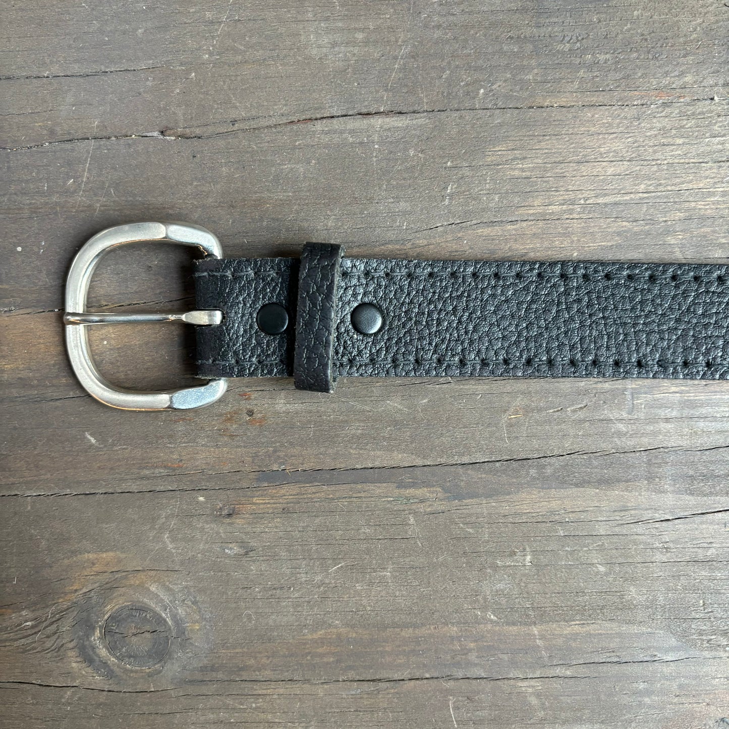 Black Leather Belt