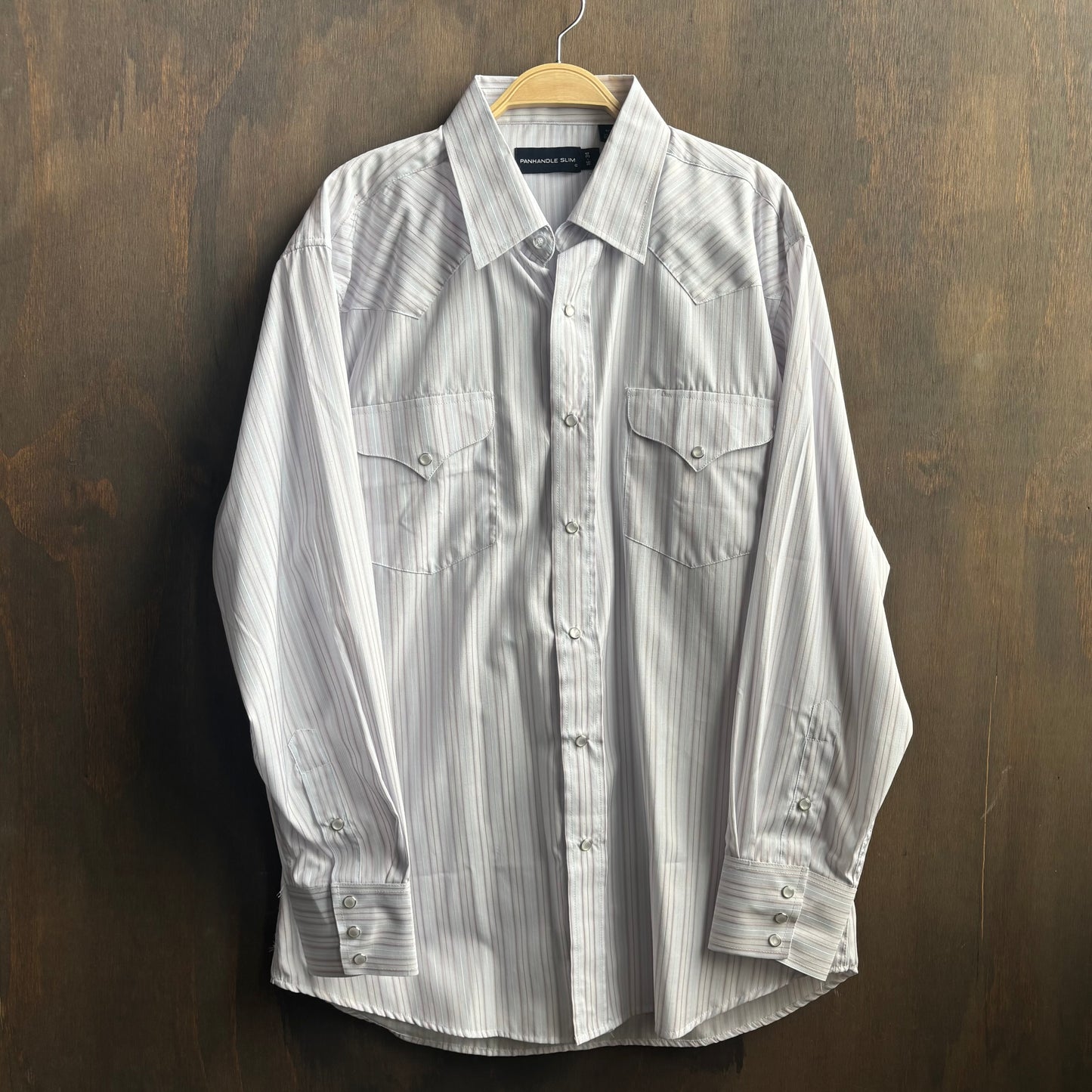 Panhandle Slim Pastel Striped Pearl Snap