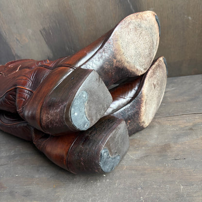 Lucchese Brown Leather Boots