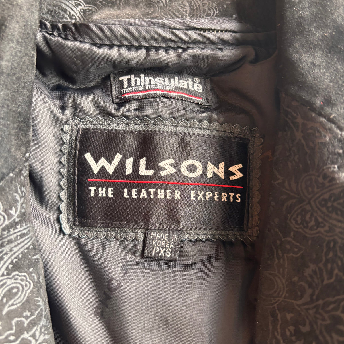 Vintage Black Leather Trench