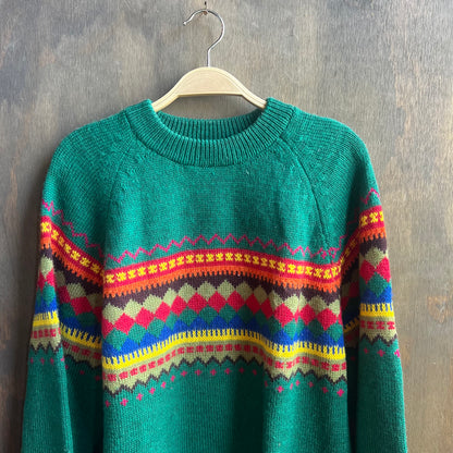 Vintage Green Sweater