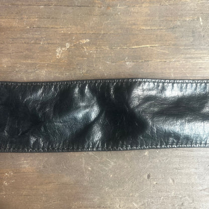 Black and Silver Western Belt