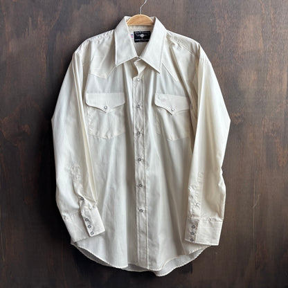 Flying R Ranchwear Cream Pearl Snap
