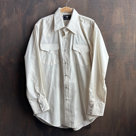 Flying R Ranchwear Cream Pearl Snap