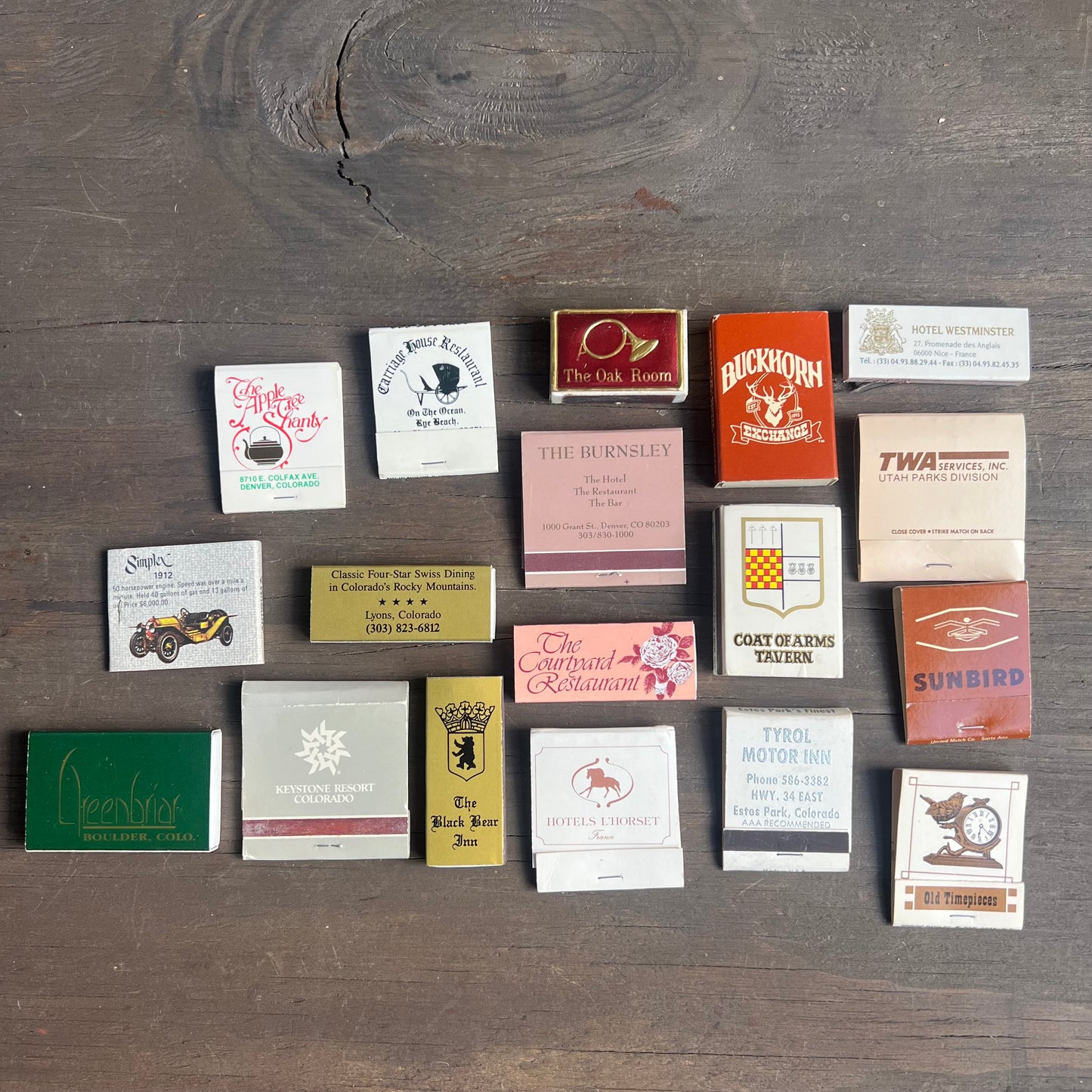 Vintage Match Books