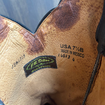 J.D. Dillon Black and Neon Boots