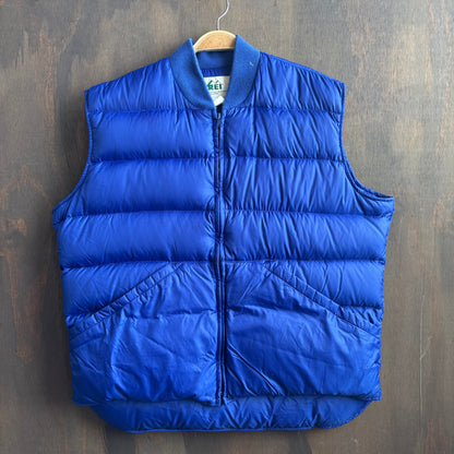Vintage REI Blue Puffer Vest