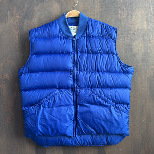 Vintage REI Blue Puffer Vest