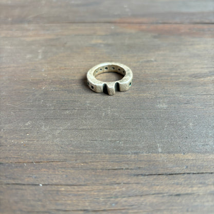 Handmade Silver Indent Ring