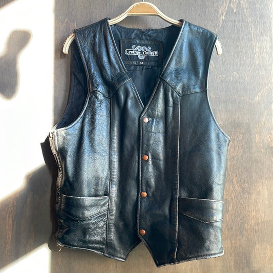 Leather Gallery Vest