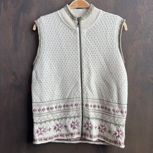 Vintage Woolrich Cream Sweater Vest