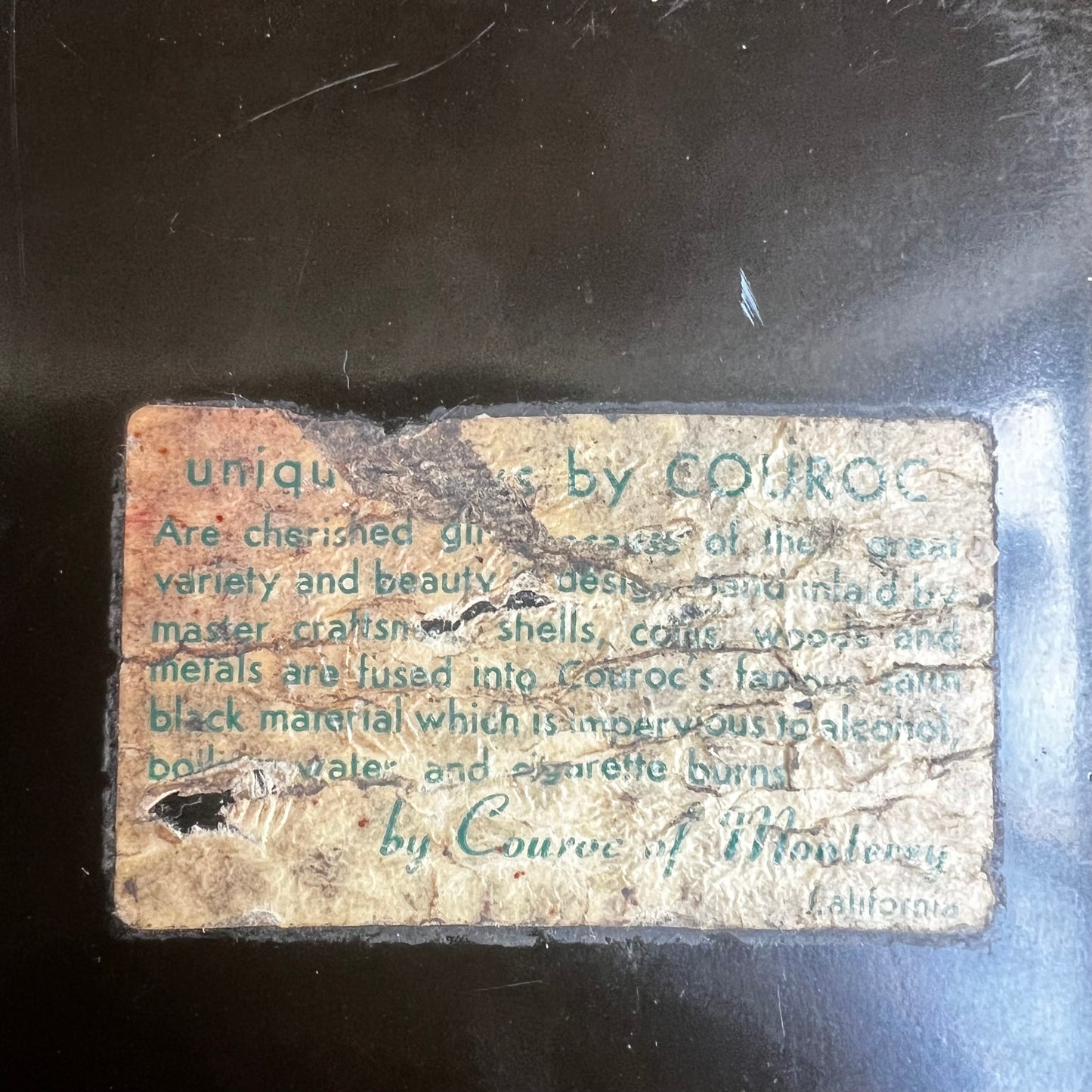 Couroc Eagle Plate