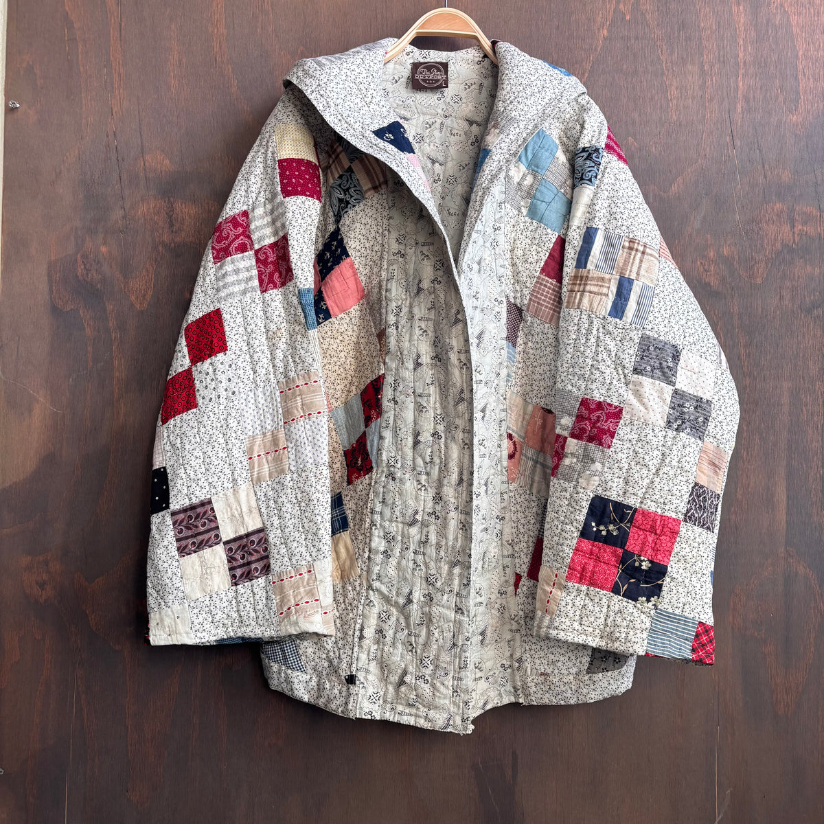 Vintage Patchwork Quilt Cocoon Jacket