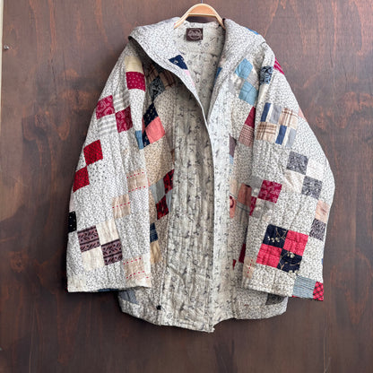 Vintage Patchwork Quilt Cocoon Jacket