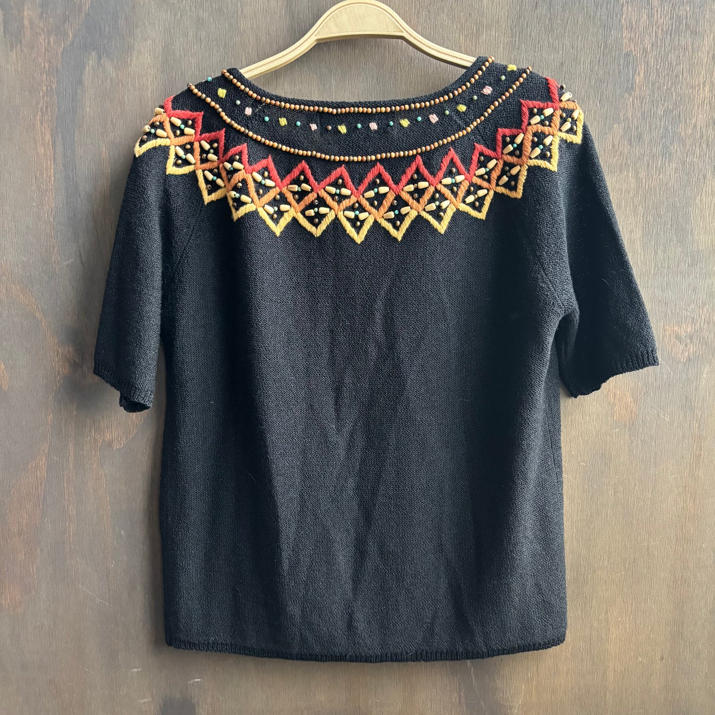 Vintage Double D Ranchwear Black Knit Set