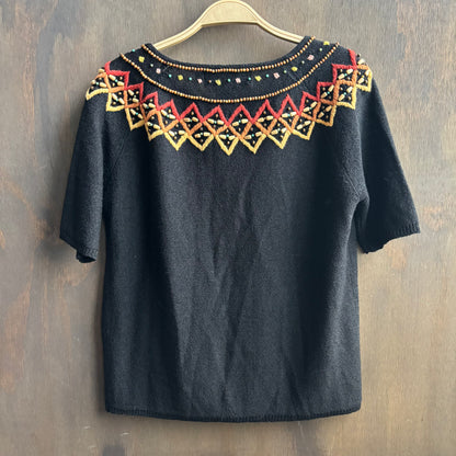 Vintage Double D Ranchwear Black Knit Set