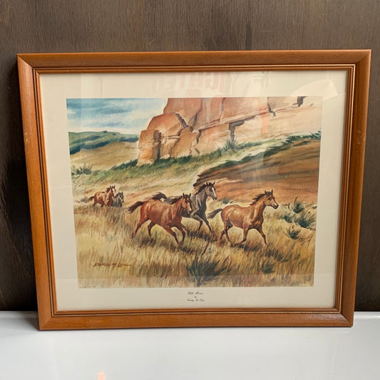 Wild Horses Framed Art