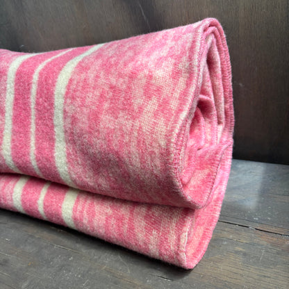 Cream and Pink Blanket