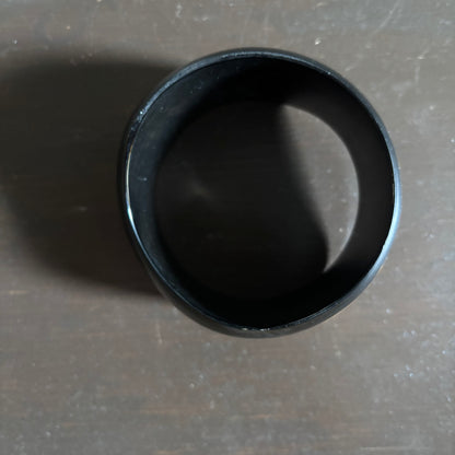 Chunky Black and Yellow Bangle