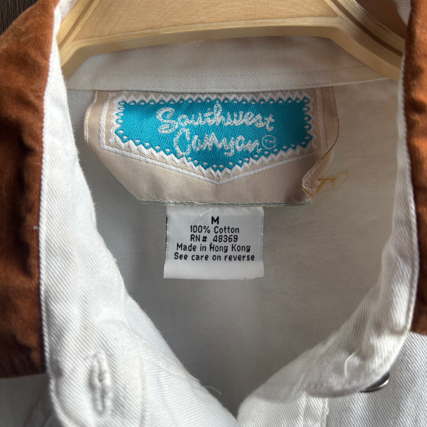 Southwest Canyon White Button Up