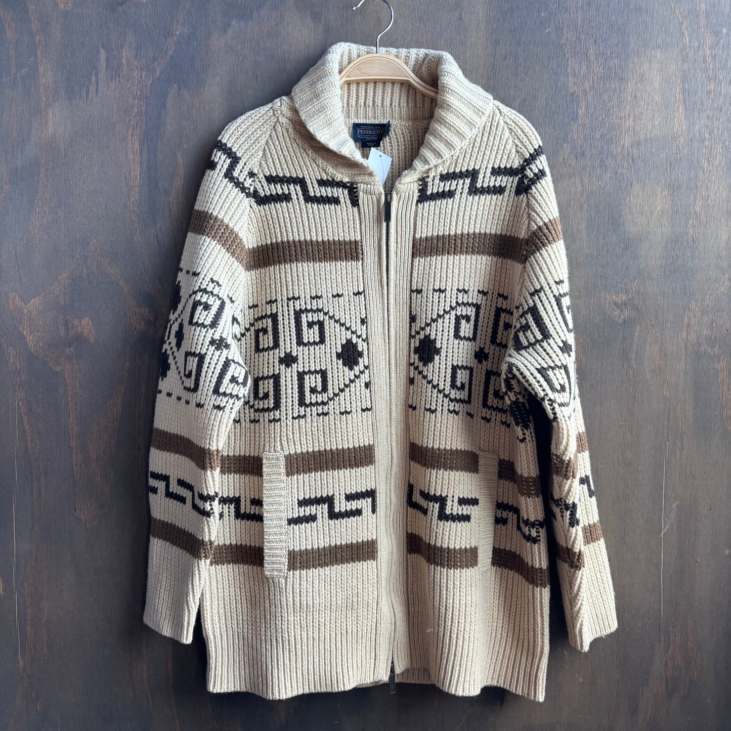 Pendleton Wool Zip Cardigan