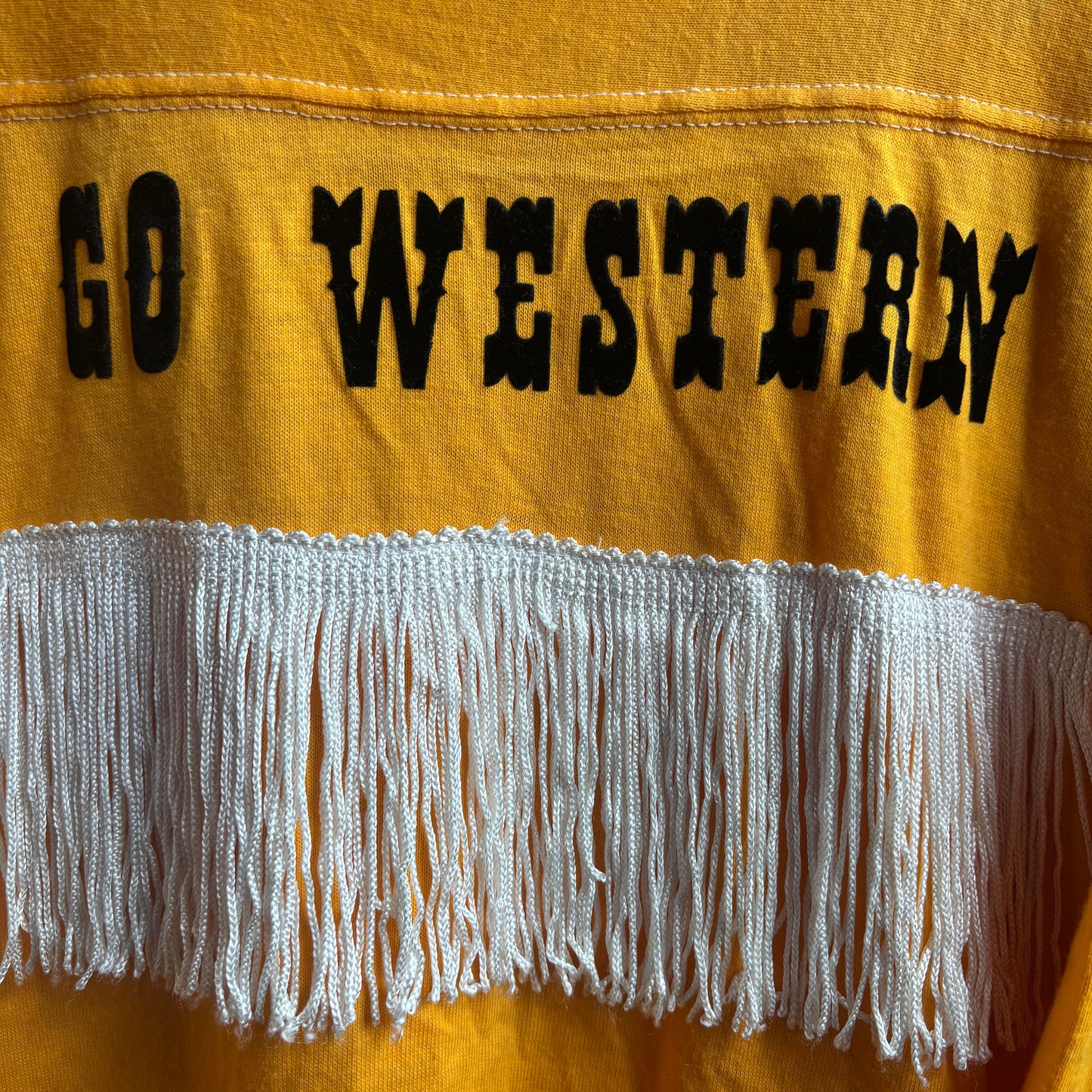 Yellow Fringed Tee