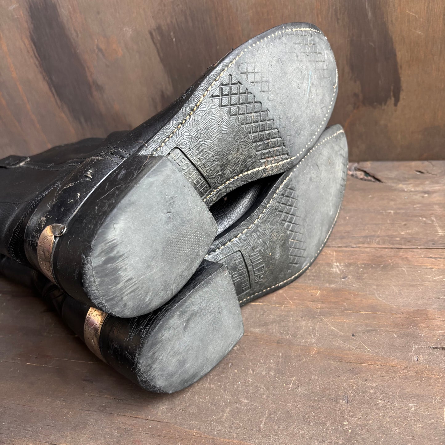 Vintage ACME Black Leather Boots