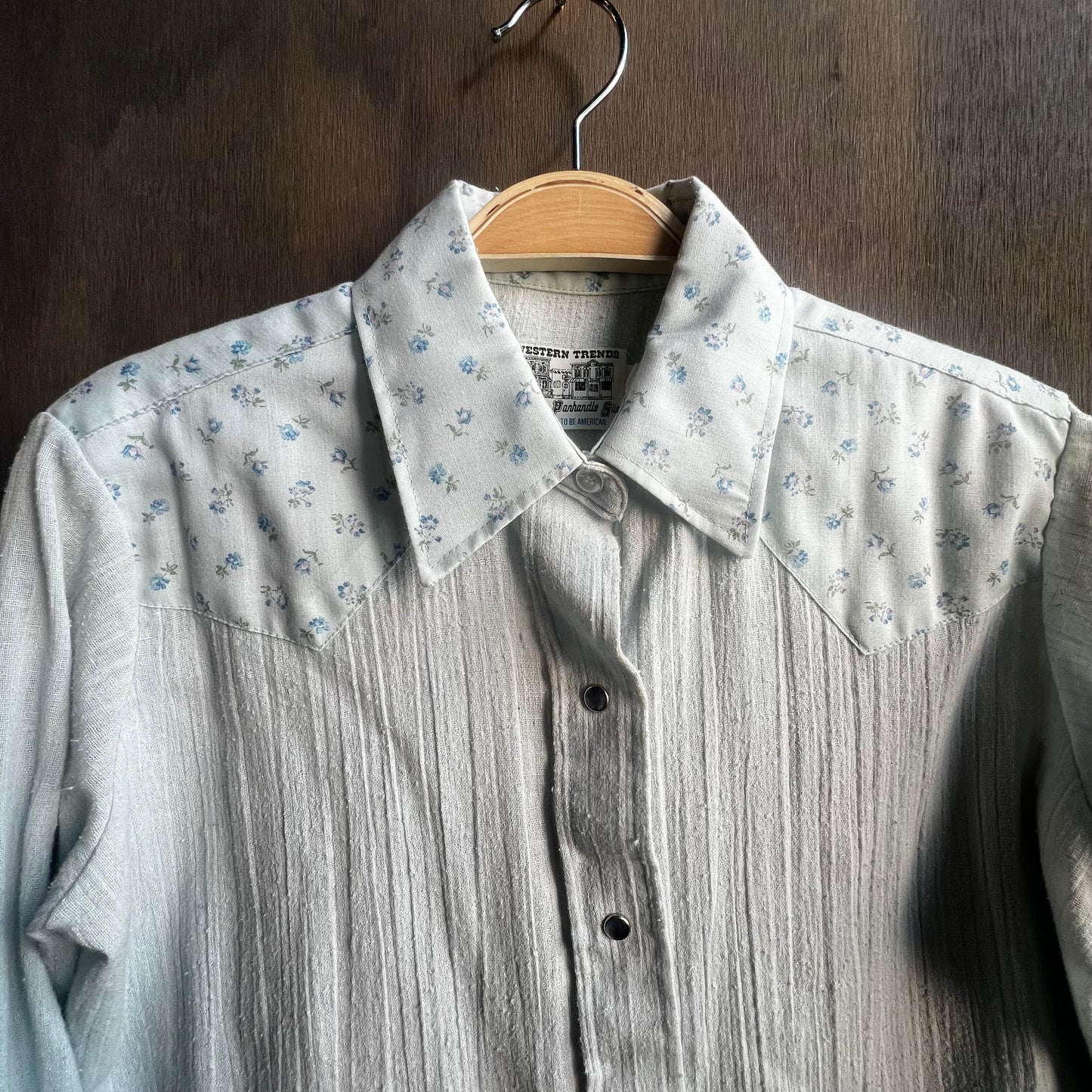 Panhandle Slim Light Blue Western Shirt