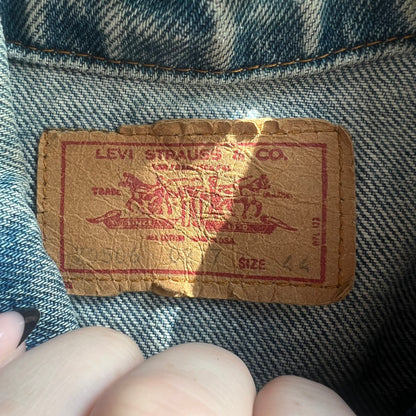 Out of The Blue Fringed Vintage Jacket