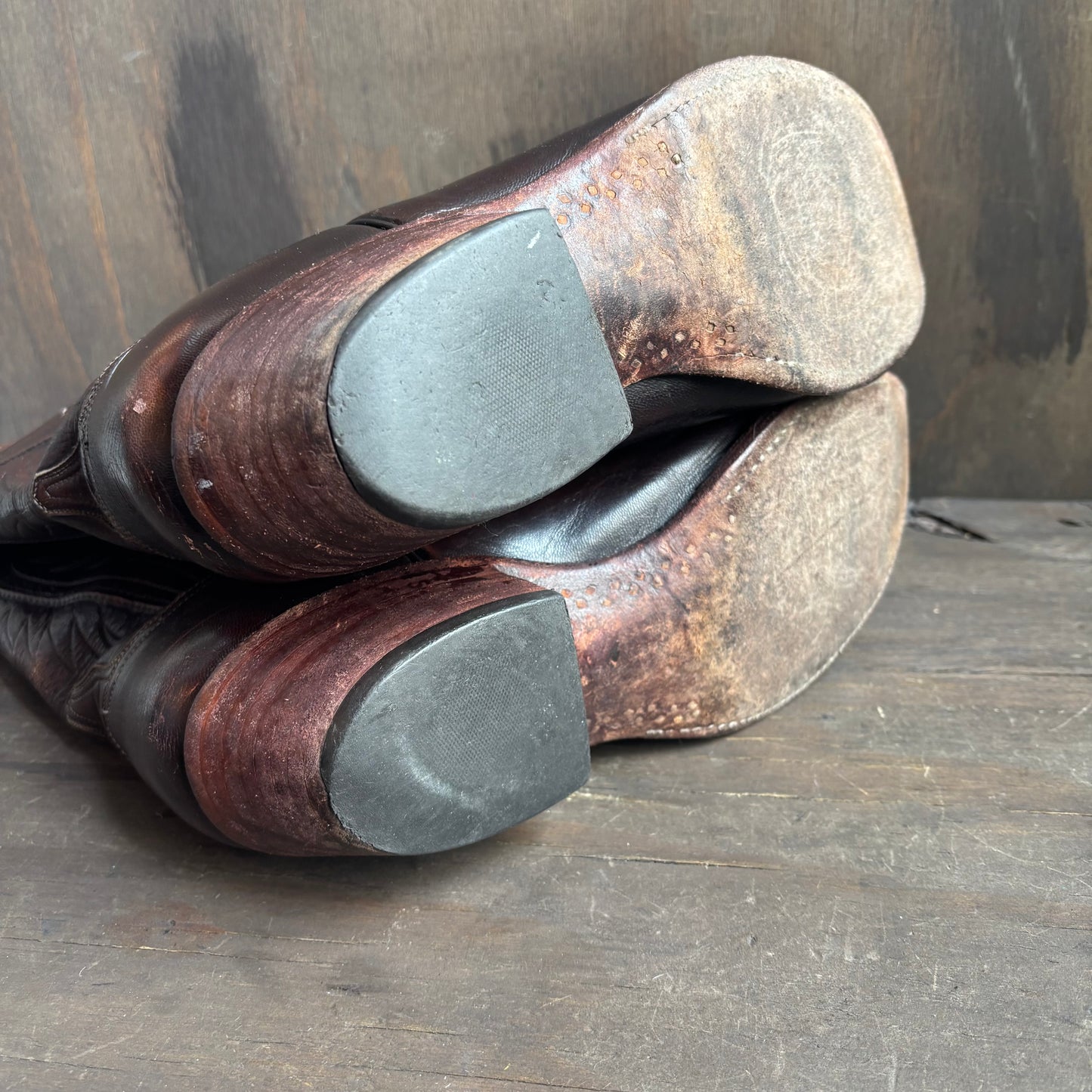 Lucchese Brown Leather Boots