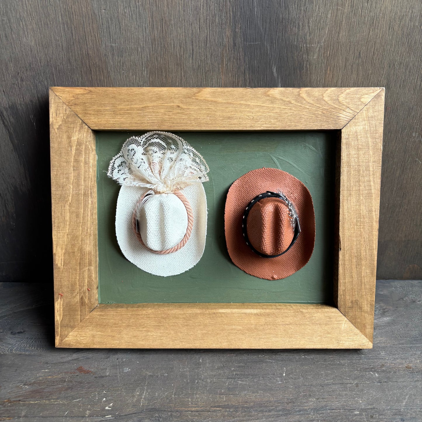 Karen "K" Abate Bride and Groom Hat Artwork