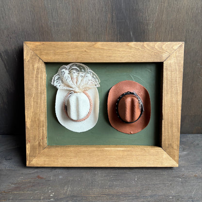 Karen "K" Abate Bride and Groom Hat Artwork