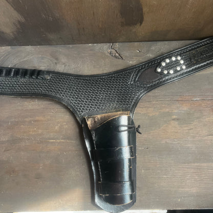Vintage Black Leather Holster