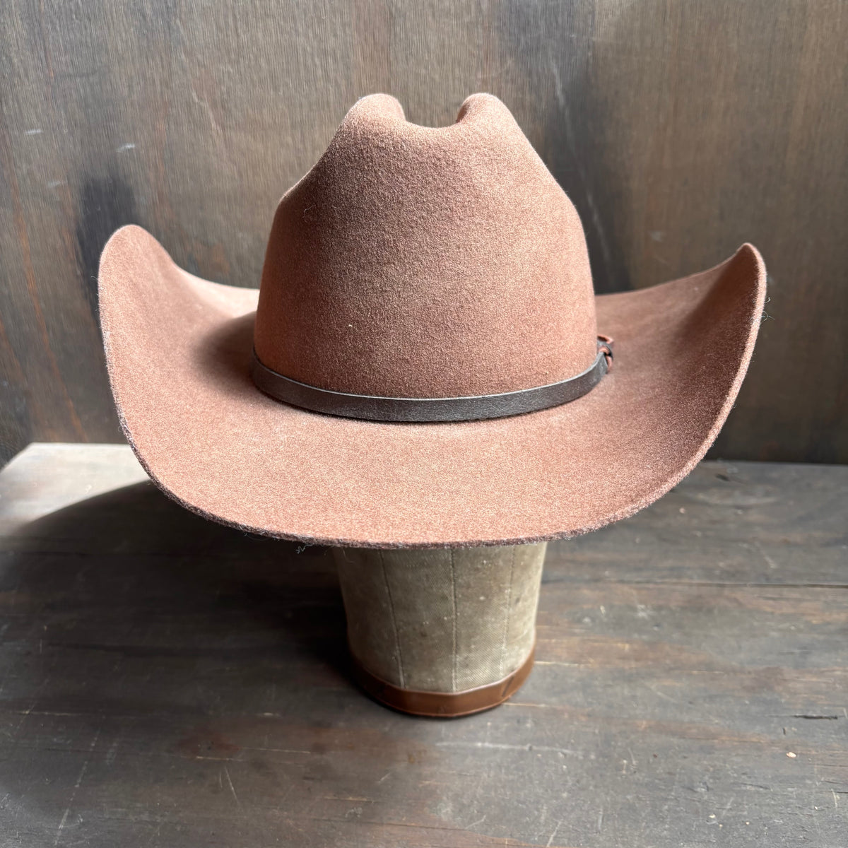 Vintage Brown Wool Hat