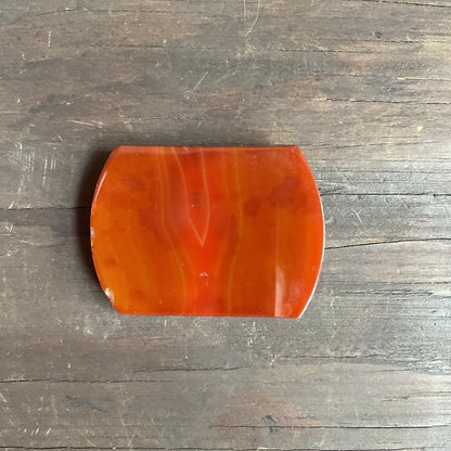 Red Agate Belt Buckle